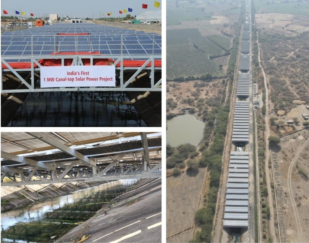 1 MW Canal-top Solar PV System
